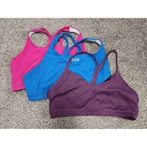 Fleo 3 sports bra lot pink blue purple L